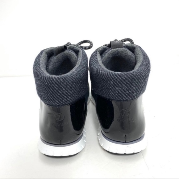COLE Haan Zerogrand Nubuck Waterproof Sneaker Hiker Boots Black Size10 #W17873 - Picture 8 of 9